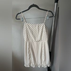 Cream Dress with Black Polka Dots in Size S from Altar'd State.